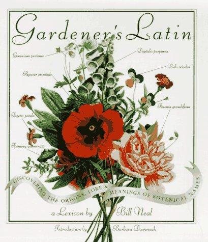 Couverture : Gardener's Latin