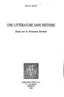 Couverture : Une littérature sans histoire
