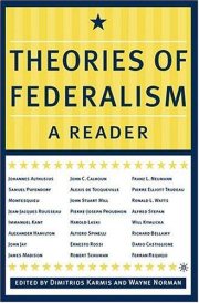 Couverture : Theories of federalism