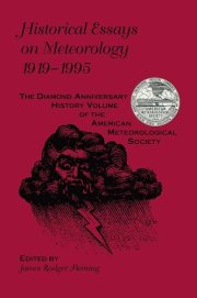 Couverture : Historical essays on meteorology, 1919-1995