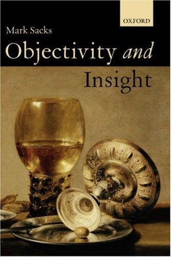 Couverture : Objectivity and Insight