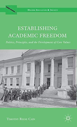 Couverture : Establishing Academic Freedom
