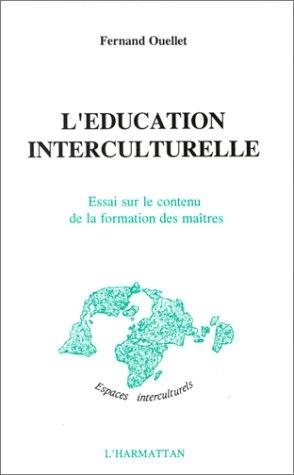 Couverture : L' éducation interculturelle