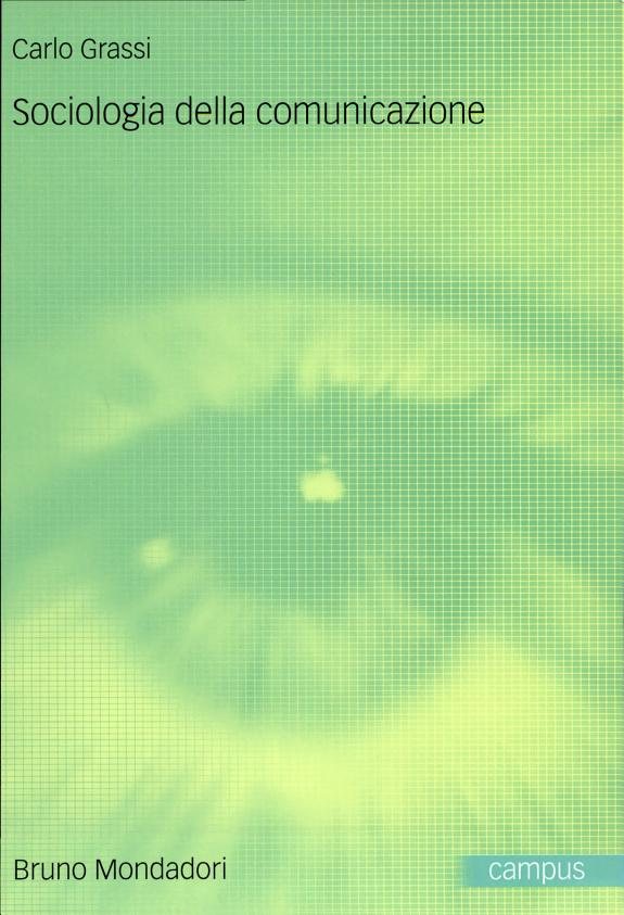 Couverture : Sociologia della comunicazione