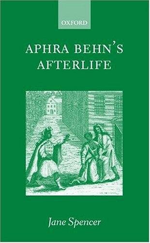 Couverture : Aphra Behn's afterlife