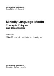 Couverture : Minority language media