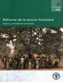 Couverture : Réforme de la tenure forestière