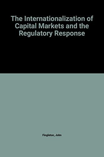 Couverture : The Internationalisation of capital markets and the regulatory response