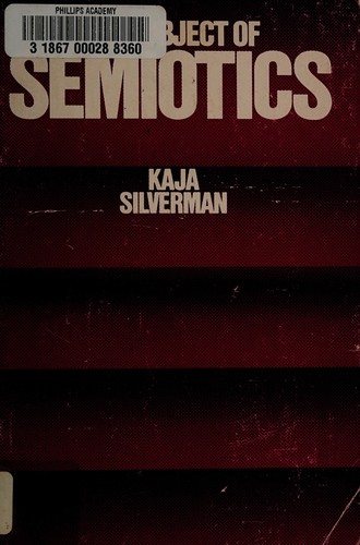Couverture : The subject of semiotics