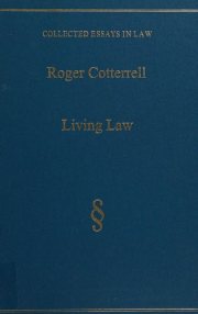 Couverture : Living law