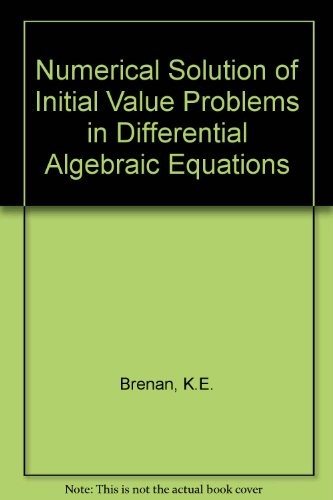 Couverture : Numerical solution of initial-value problems in differential-algebraicequations