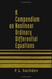 Couverture : A compendium on nonlinear ordinary differential equations