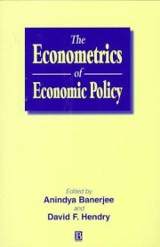 Couverture : Econometrics of Economic Policy