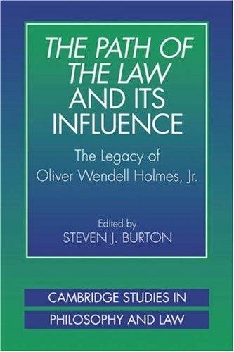 Couverture : The path of the law and its influence