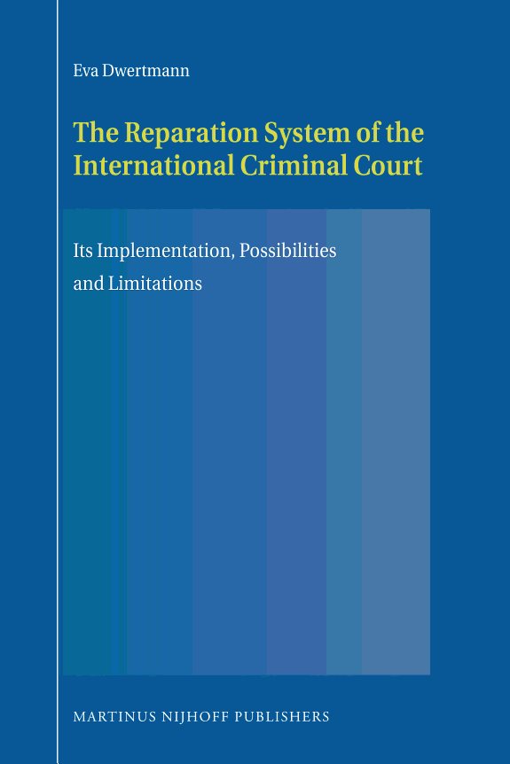 Couverture : The reparation system of the International Criminal Court