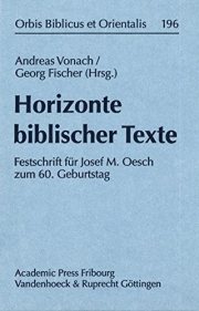 Couverture : Horizonte biblischer Texte