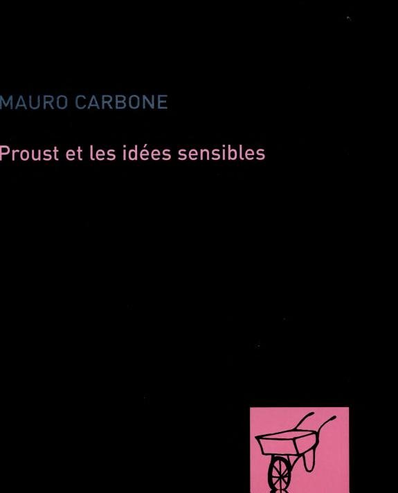 Couverture : Proust et les idées sensibles