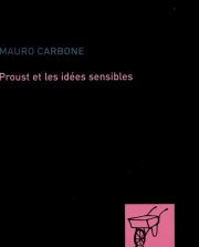 Couverture : Proust et les idées sensibles