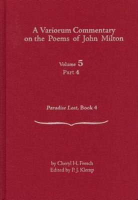 Couverture : A Variorum Commentary On The Poems Of John Milton