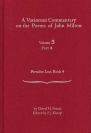 Couverture : A Variorum Commentary On The Poems Of John Milton