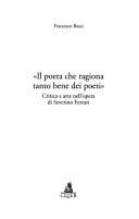 Couverture : Il poeta che ragiona tanto bene dei poeti