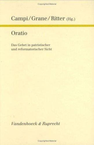 Couverture : Oratio