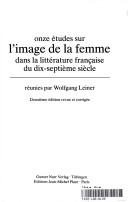 Couverture : Onze études sur l'image de la femme dans la littérature française du dix-septième siècle