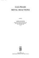 Couverture : Gas-phase metal reactions