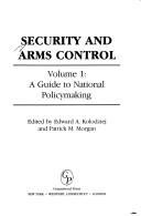 Couverture : Security and Arms Control: Volume 1