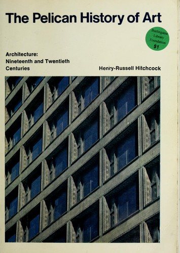 Couverture : Architecture, nineteenth and twentieth centuries