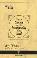 Couverture : Essays on suicide and the immortality of the soul