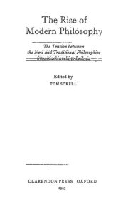 Couverture : The Rise of modern philosophy