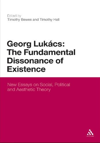 Couverture : Georg Lukács: the fundamental dissonance of existence