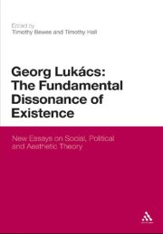 Couverture : Georg Lukács: the fundamental dissonance of existence