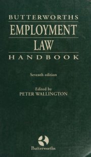 Couverture : Butterworths employment law handbook
