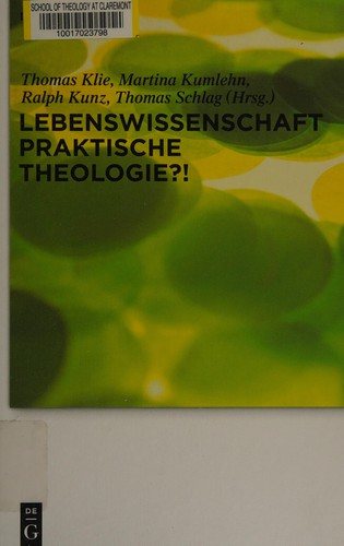 Couverture : Lebenswissenschaft Praktische Theologie?!