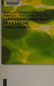 Couverture : Lebenswissenschaft Praktische Theologie?!