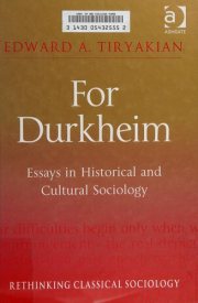 Couverture : For Durkheim