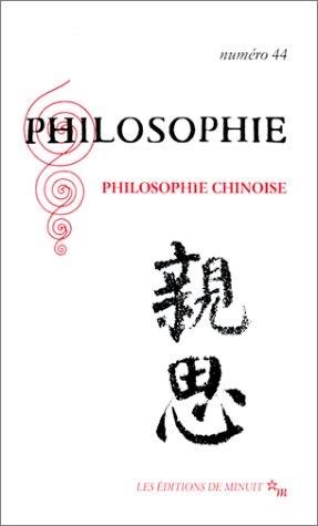 Couverture : Philosophie chinoise
