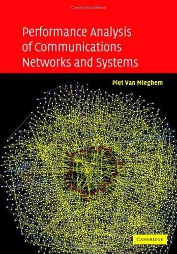 Couverture : Performance Analysis of Communications Networks and Systems