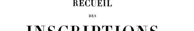 Couverture : Recueil des inscriptions grecques et latines de lte
