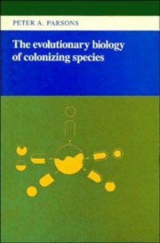 Couverture : The evolutionary biology of colonizing species