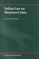 Couverture : Italian law on business crime