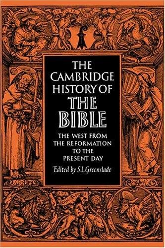 Couverture : The Cambridge History of the Bible