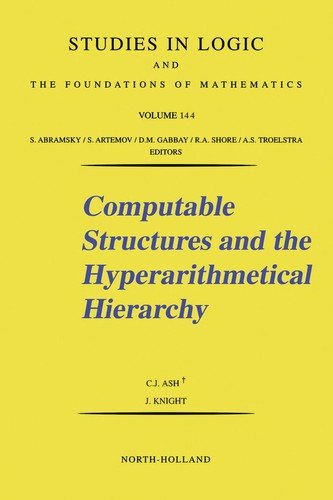 Couverture : Computable structures and the hyperarithmetical hierarchy