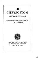 Couverture : Dio Chrysostom