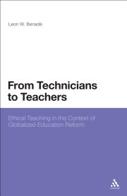 Couverture : From Technicians to Teachers