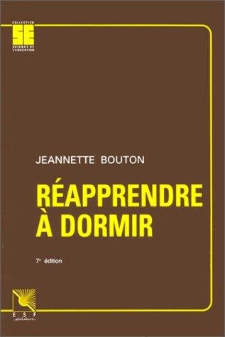 Couverture : Réapprendre à dormir