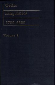 Couverture : Celtic researches