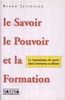 Couverture : Le savoir, le pouvoir et la formation